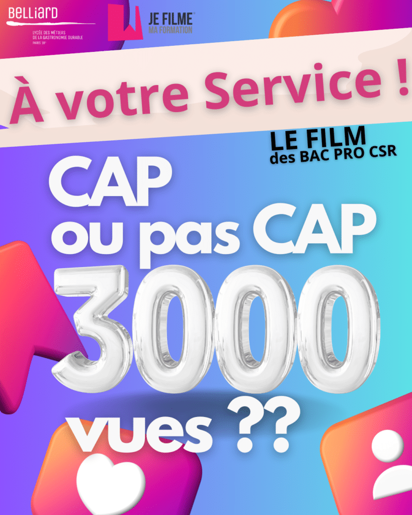 CAP ou pas CAP 3000 vues